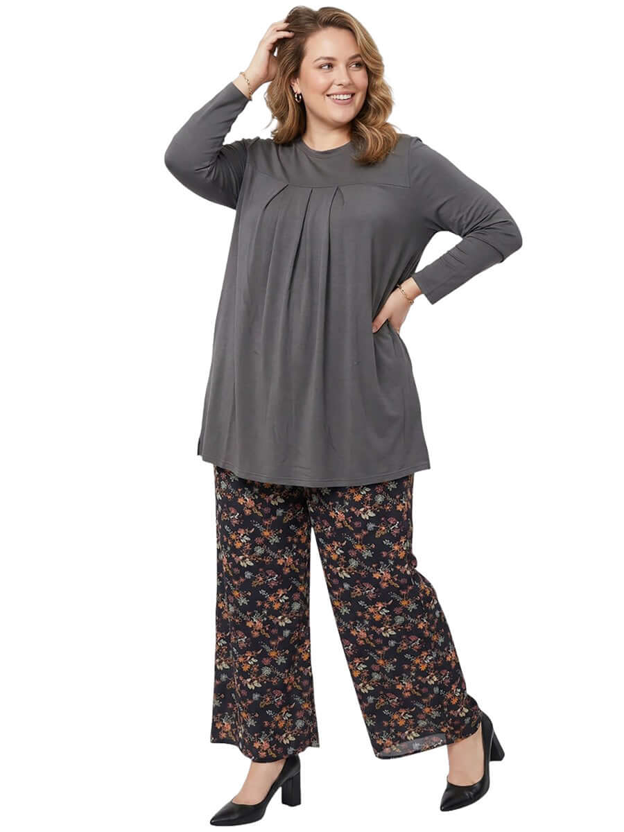Musgrove Top - Olive Grey