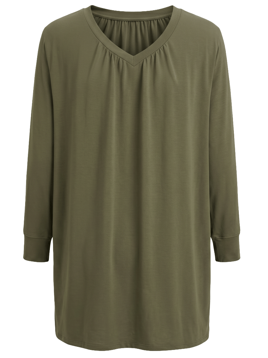 Montez Top - Olive Green