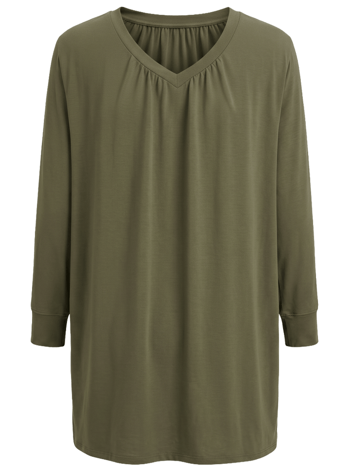 Montez Top - Olive Green