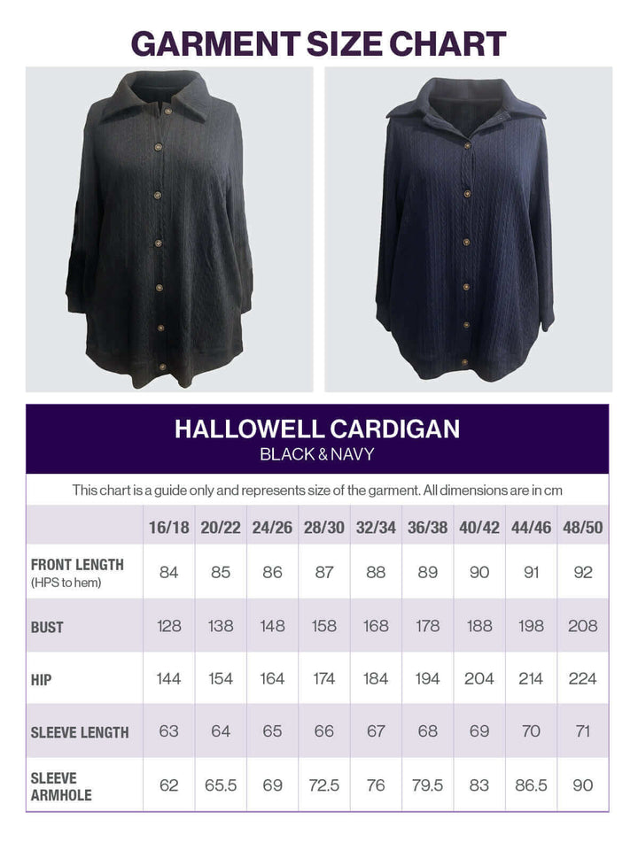 Hallowell Cardigan - Black