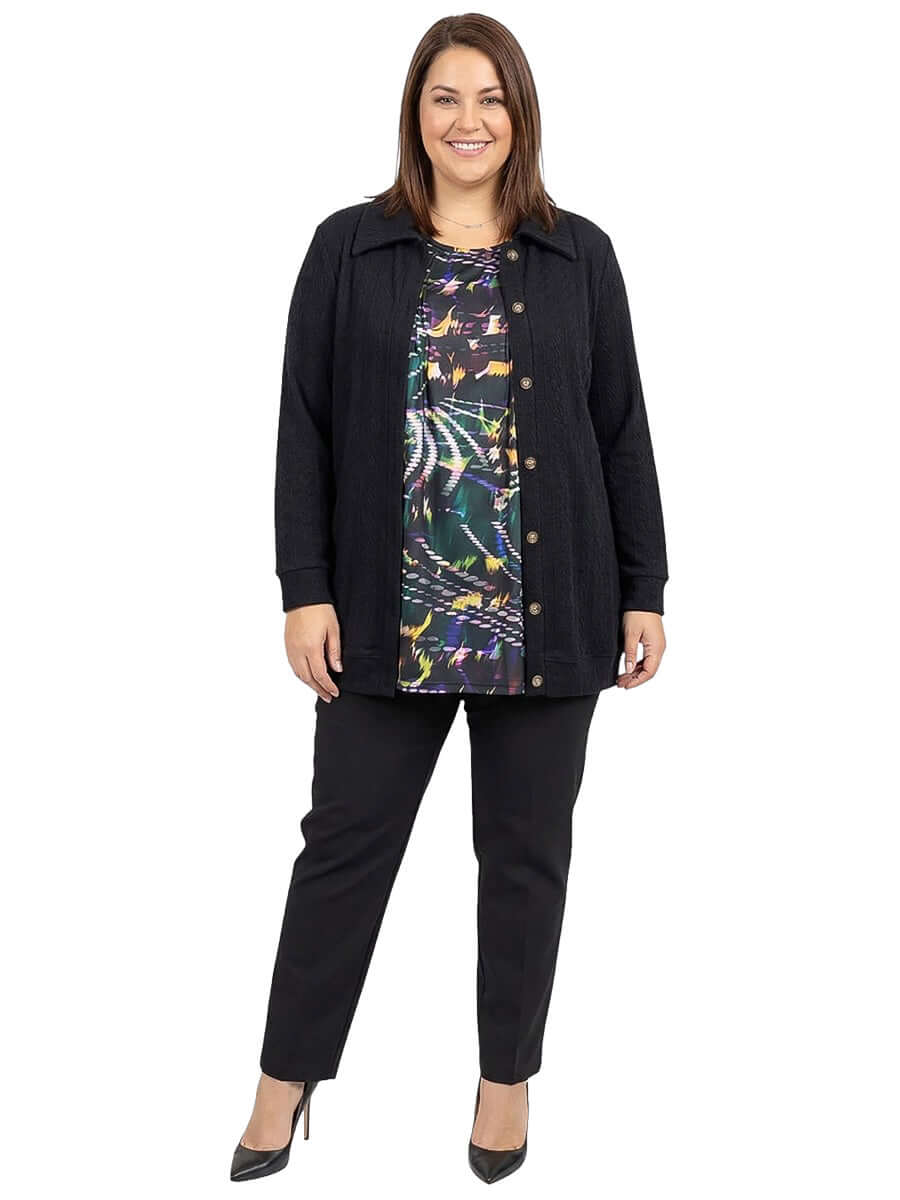 Hallowell Cardigan - Black
