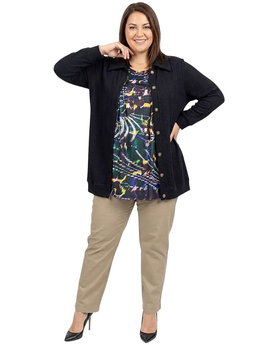 Hallowell Cardigan - Black