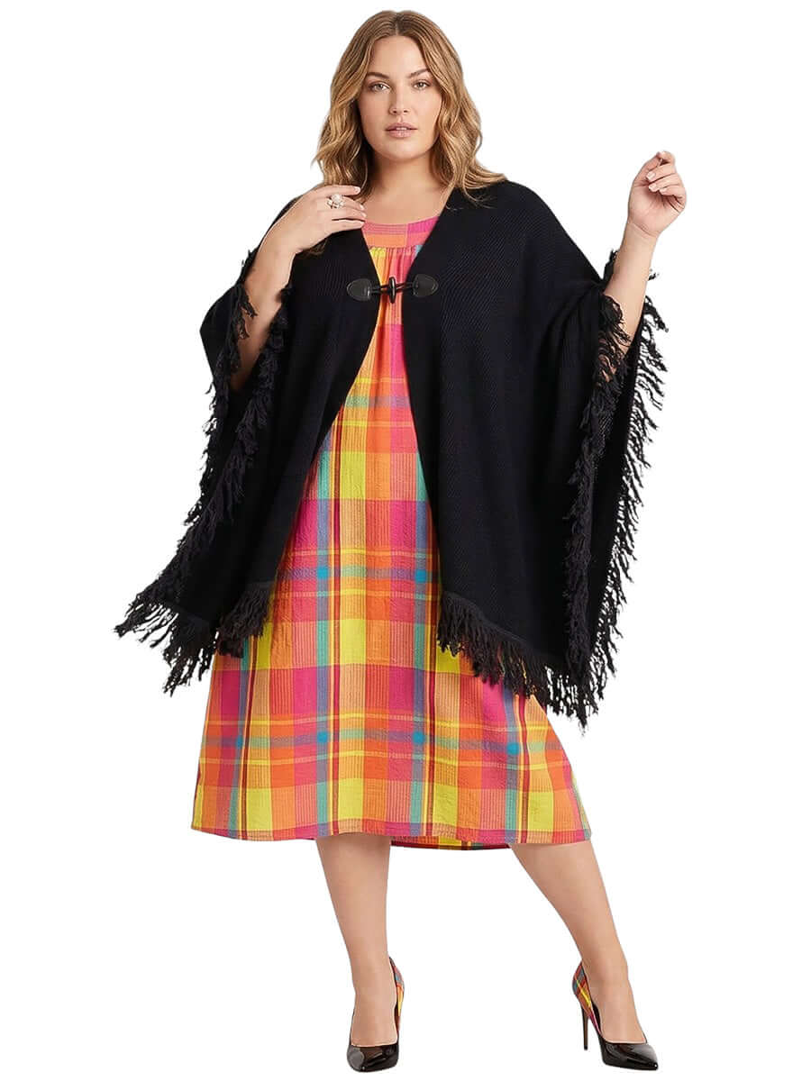 Boston Poncho - Black