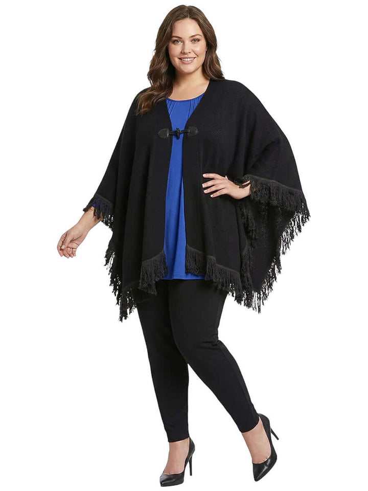 Boston Poncho - Black