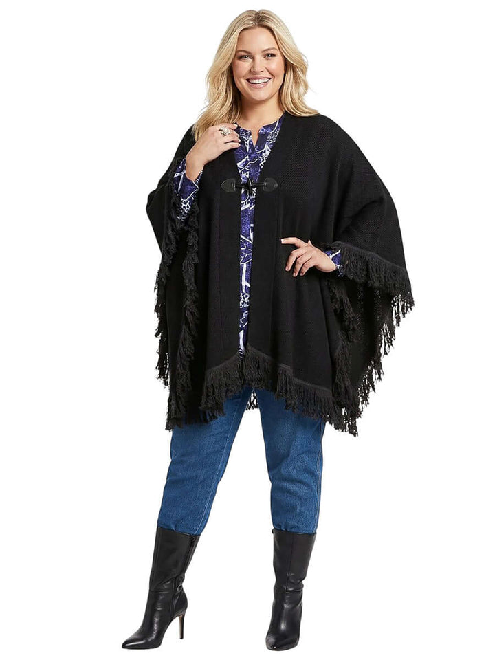 Boston Poncho - Black
