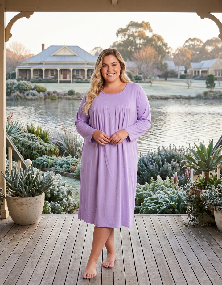 Jasmine Nightie - Lilac