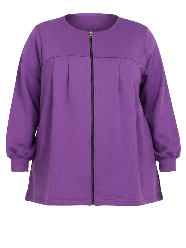 Lenora Fleece Jacket - Purple (no hood)