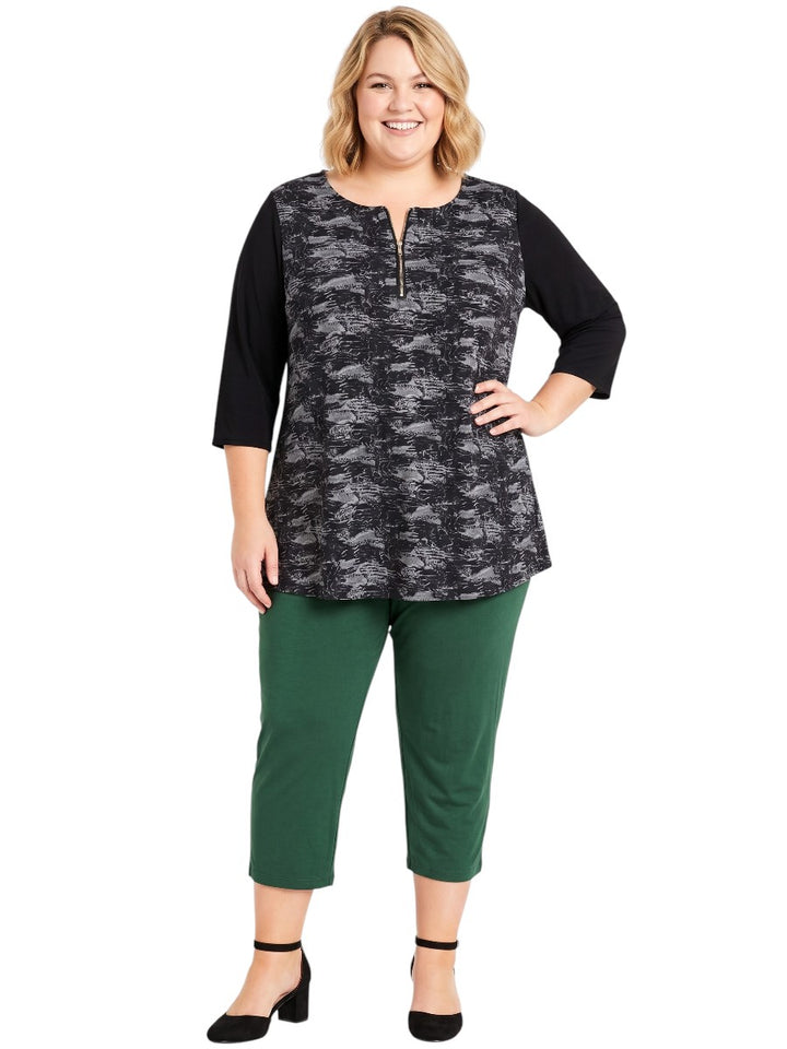 Logan Top - Black Print