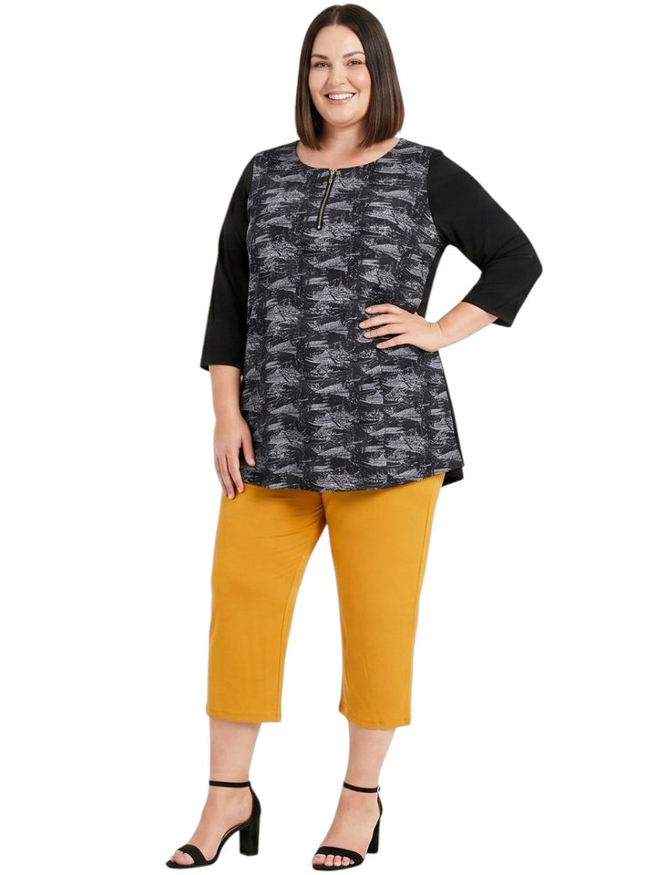 Logan Top - Black Print