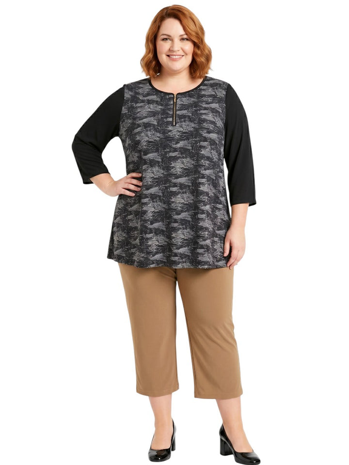 Logan Top - Black Print