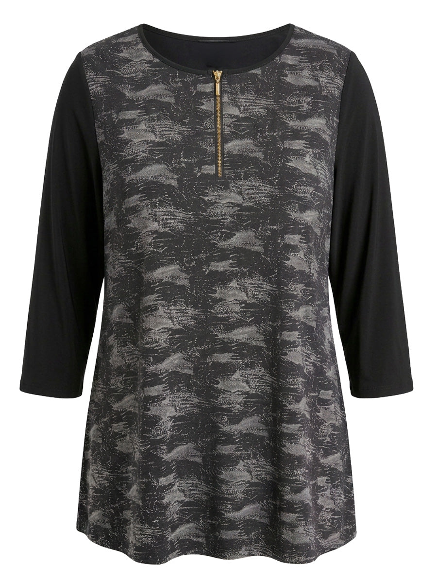 Logan Top - Black Print