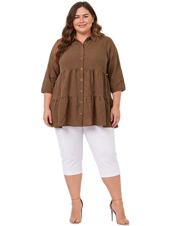 Beckett Blouse - Chocolate