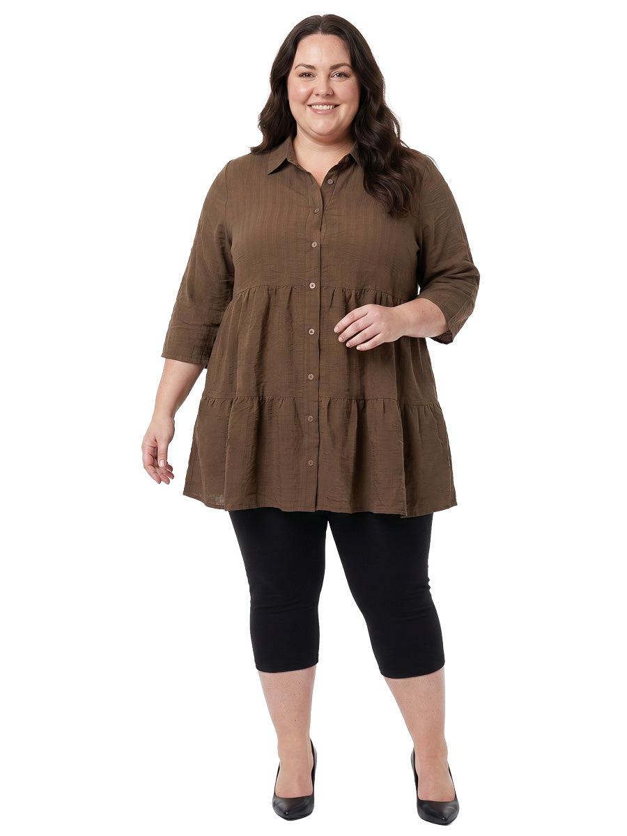 3/4 Leggings - Black