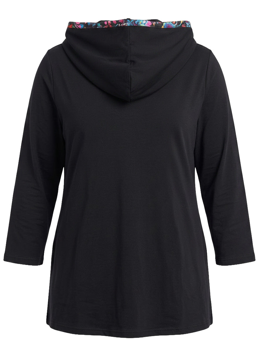 Maverick Hoodie - Black Print