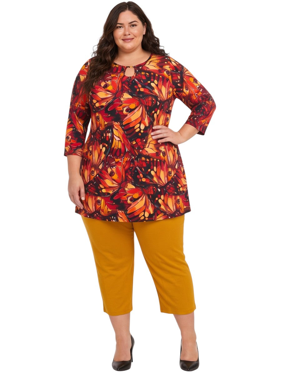 Griffen Keyhole Tunic - Print