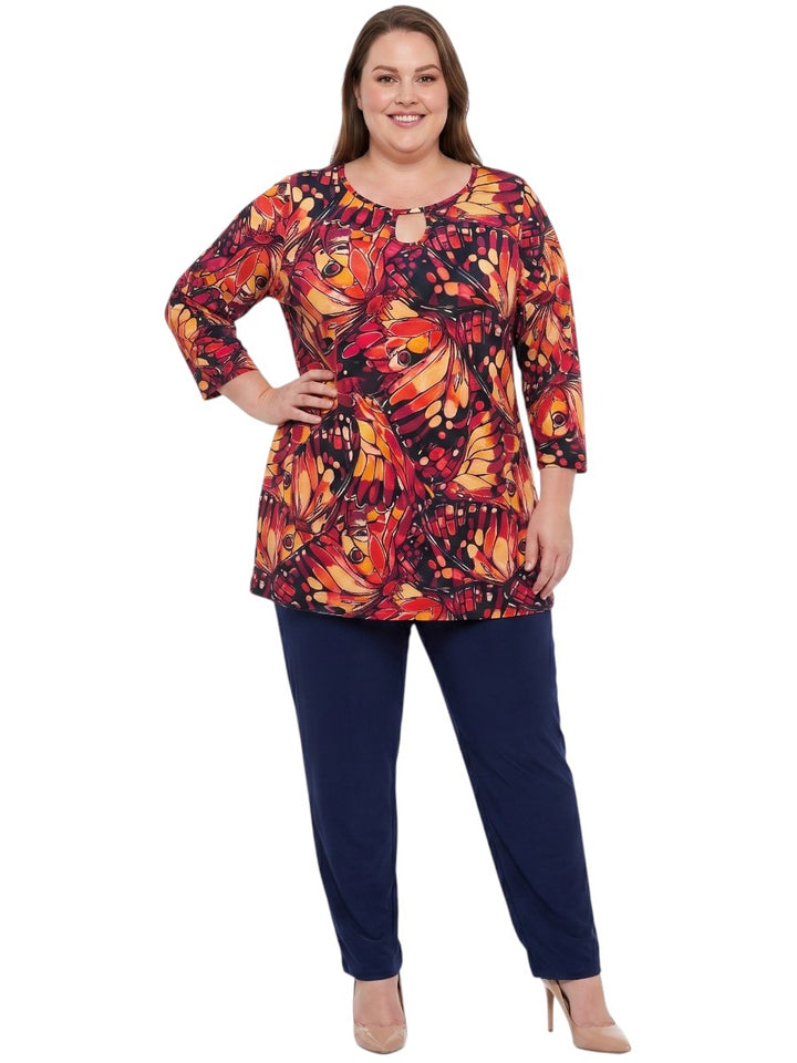 Griffen Keyhole Tunic - Print
