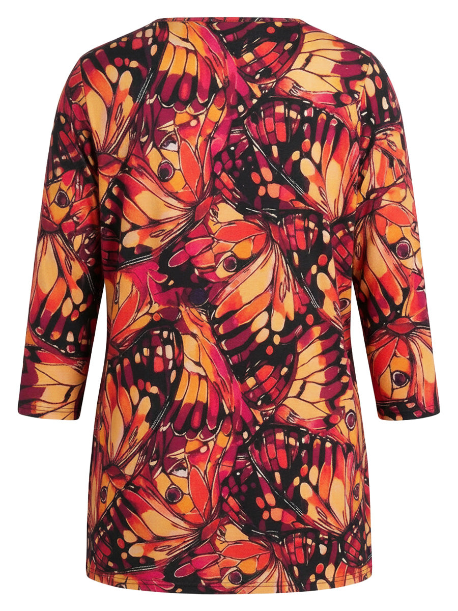 Griffen Keyhole Tunic - Print