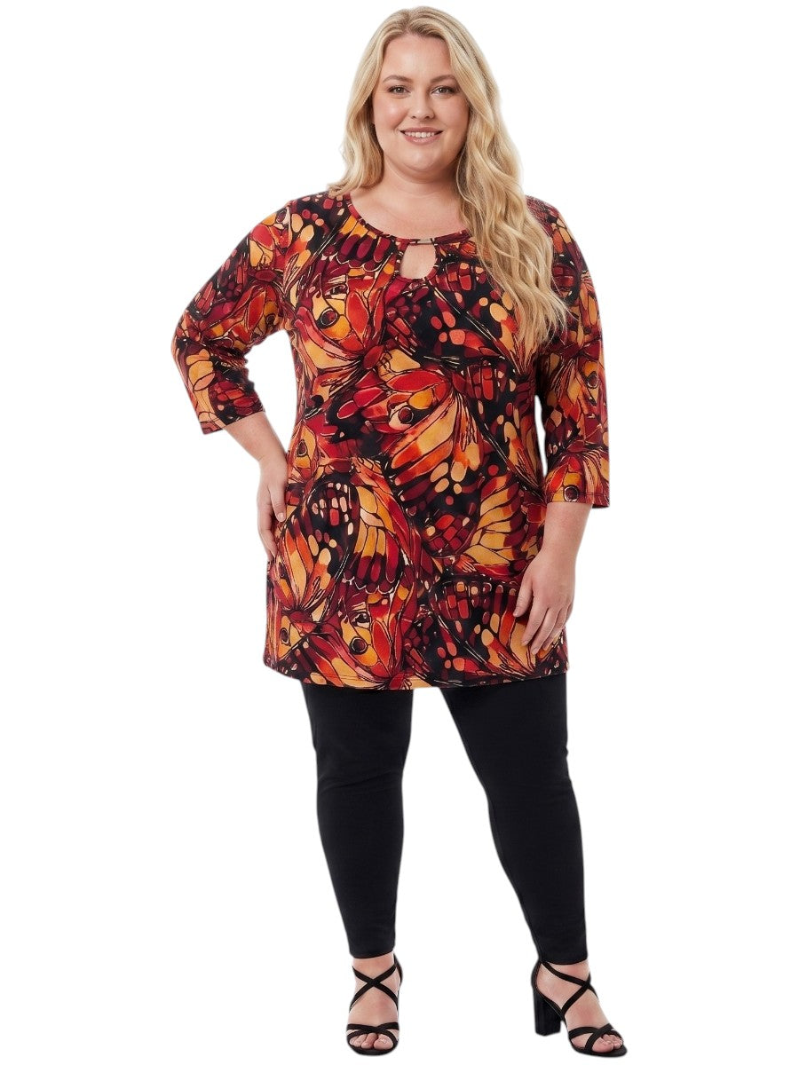 Griffen Keyhole Tunic - Print