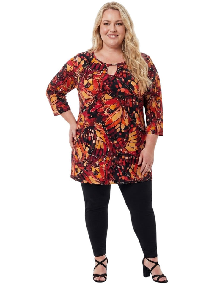 Griffen Keyhole Tunic - Print