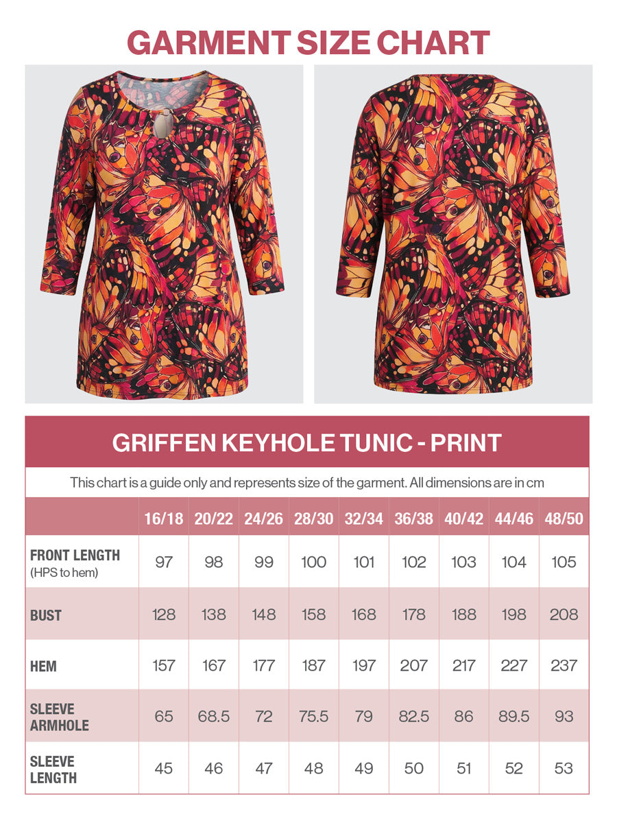 Griffen Keyhole Tunic - Print
