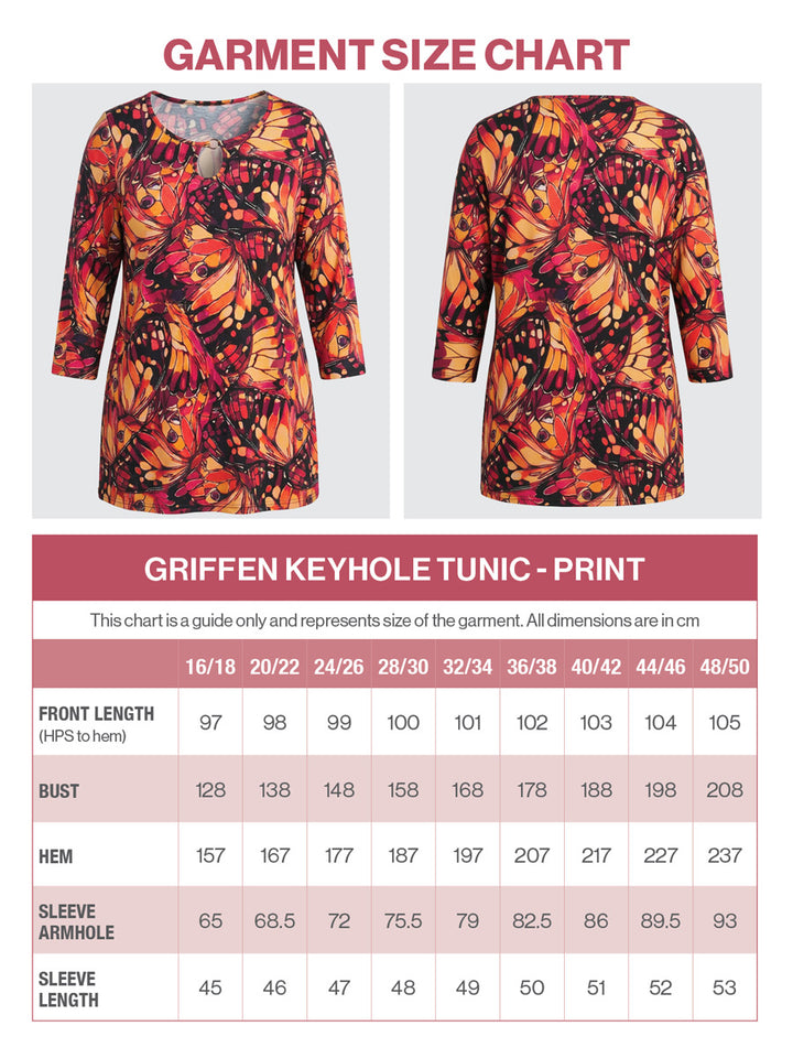 Griffen Keyhole Tunic - Print