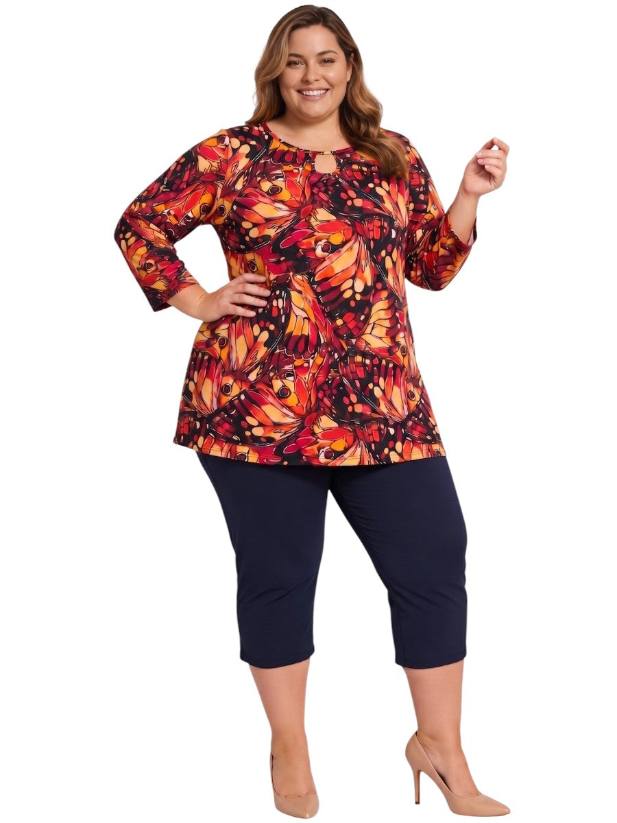 Griffen Keyhole Tunic - Print