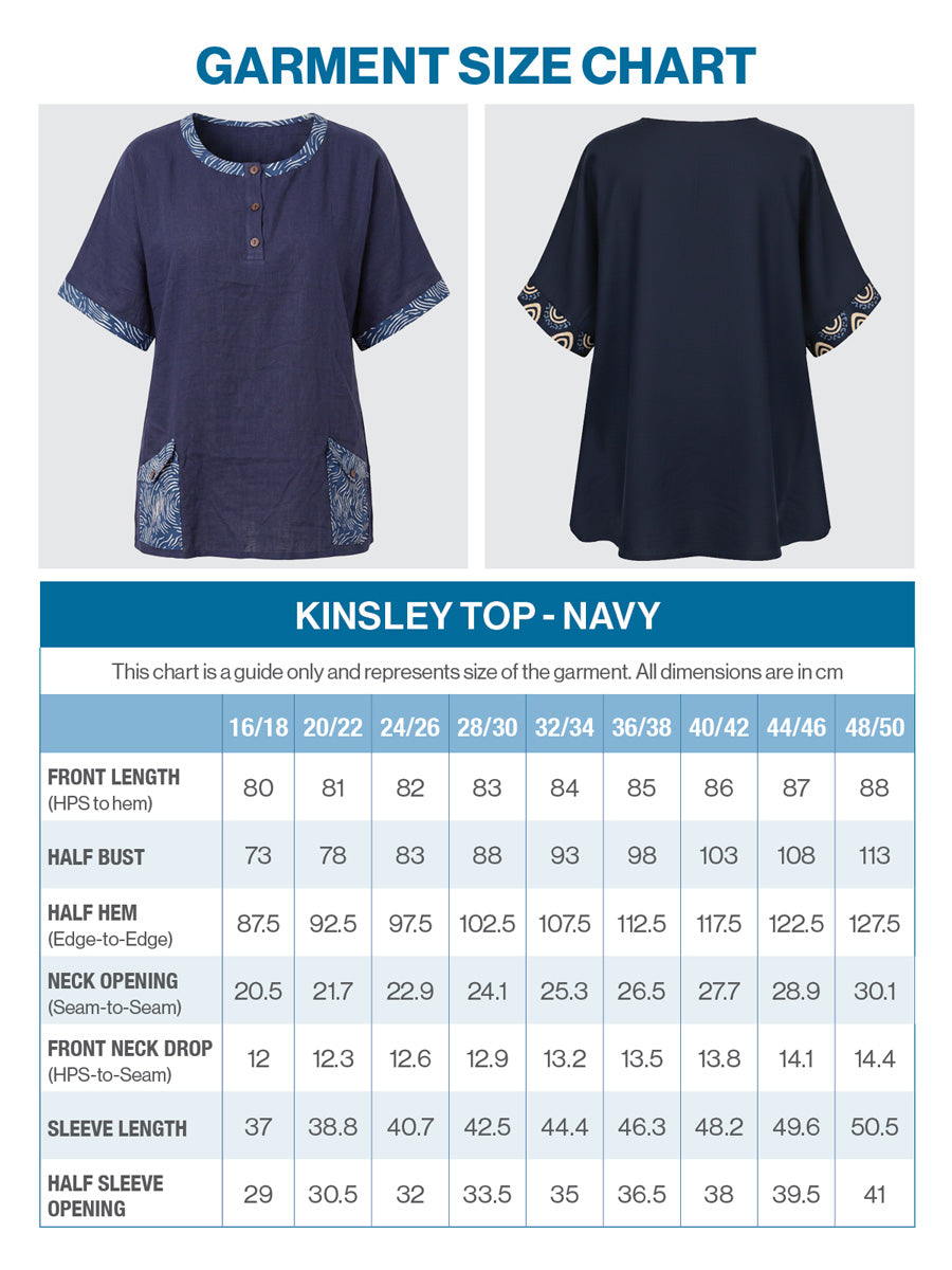Kinsley Top - Navy
