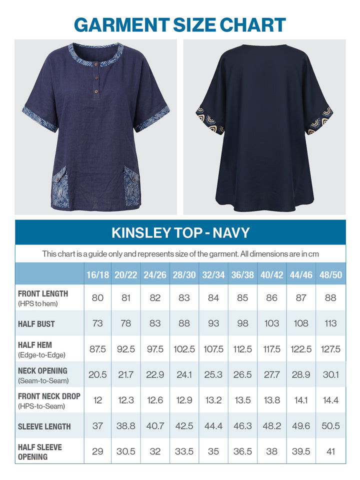 Kinsley Top - Navy