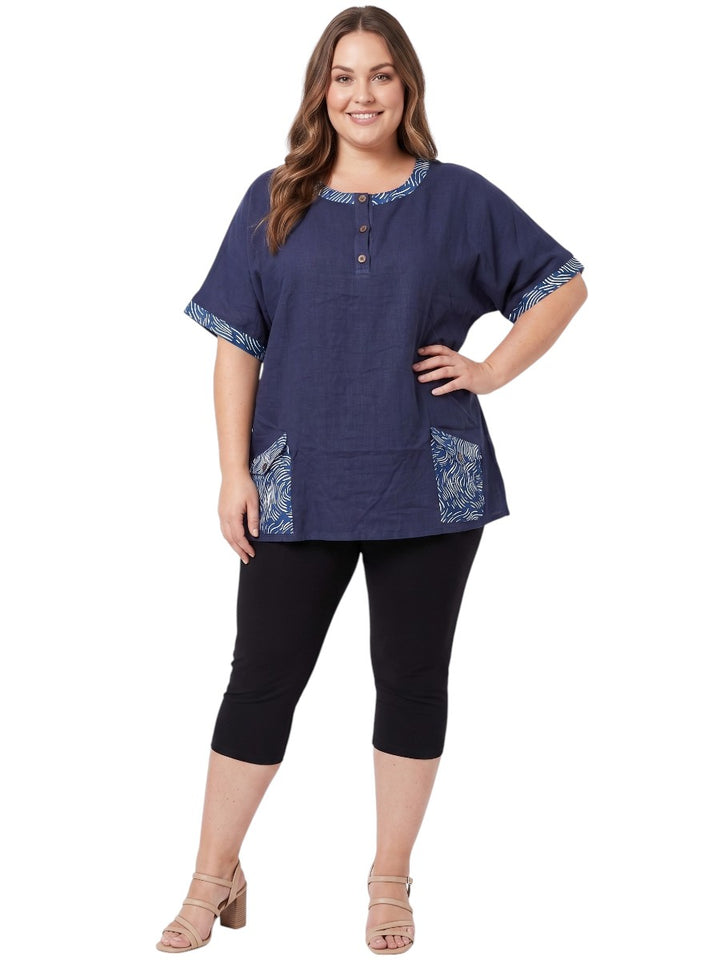 Kinsley Top - Navy