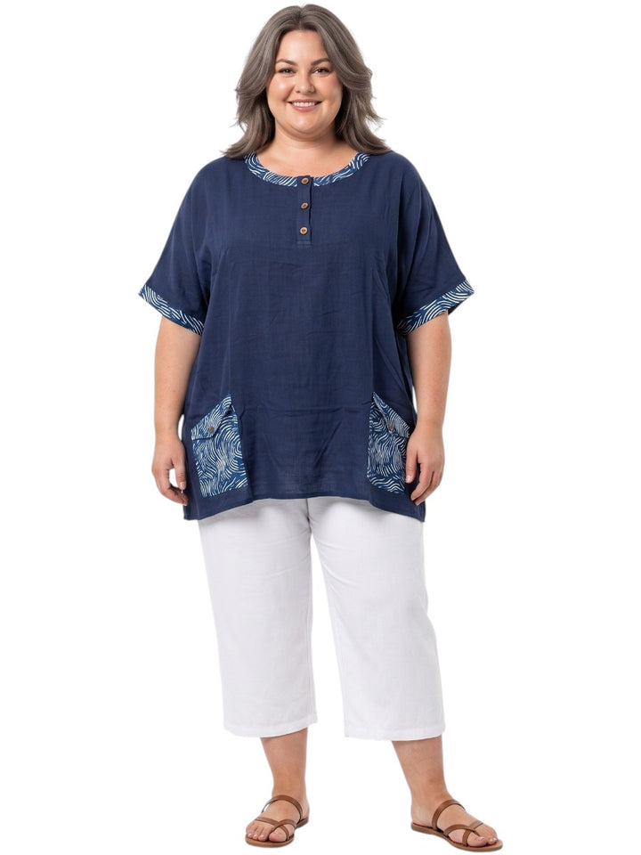 Kinsley Top - Navy