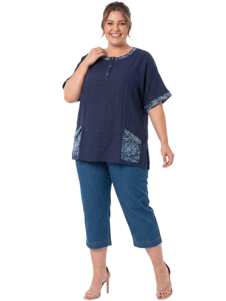 Kinsley Top - Navy