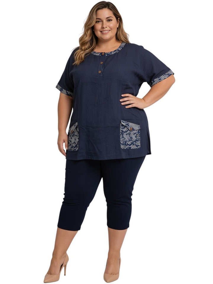 Kinsley Top - Navy