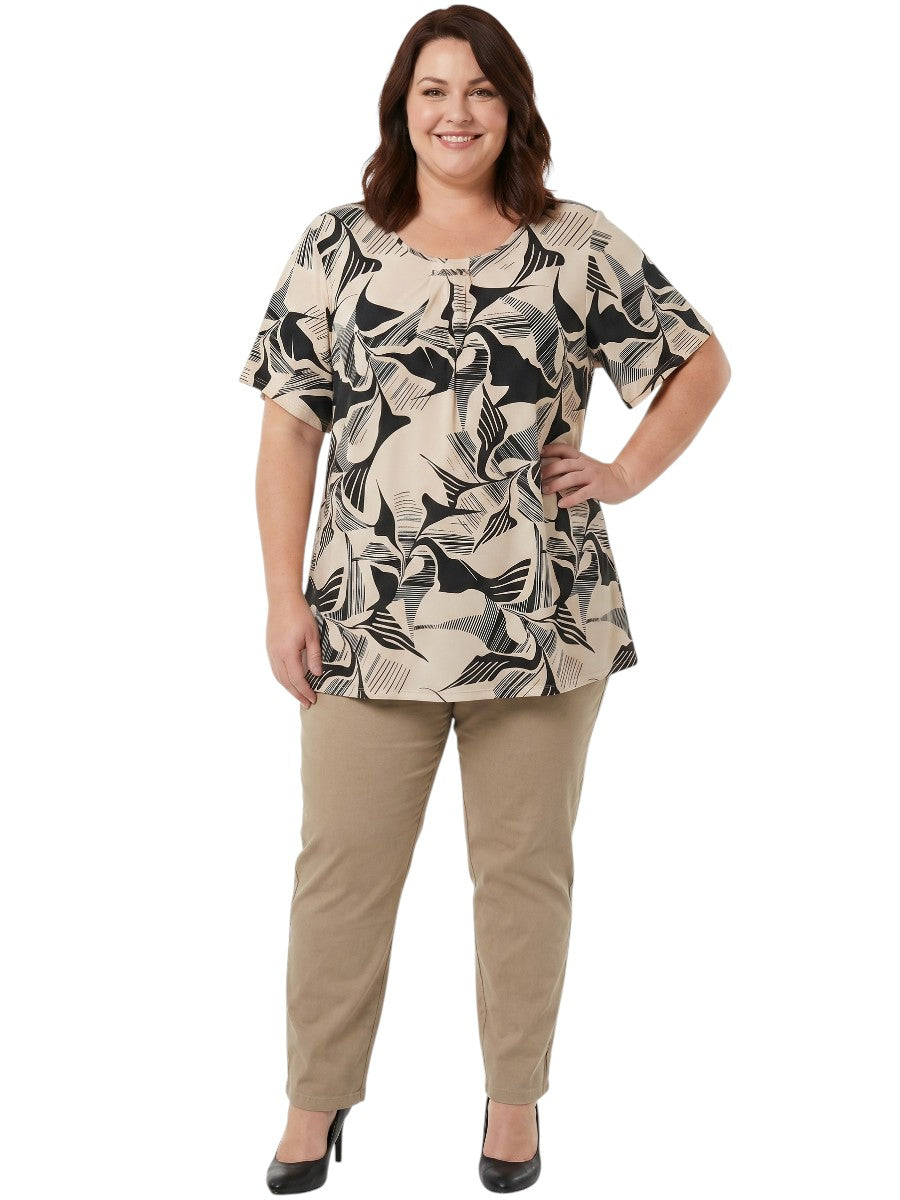 Easton Top - Black & White Print