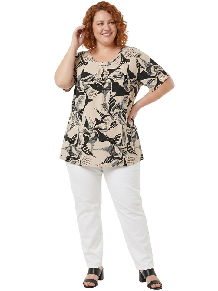 Easton Top - Black & White Print