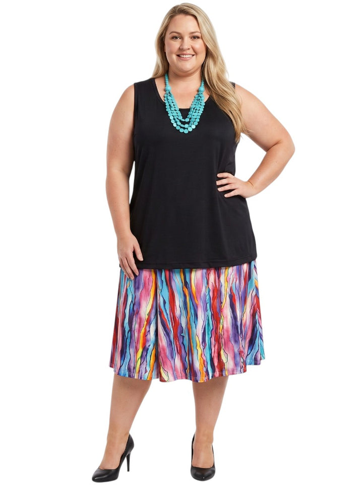 Luna Skirt - Multi Print