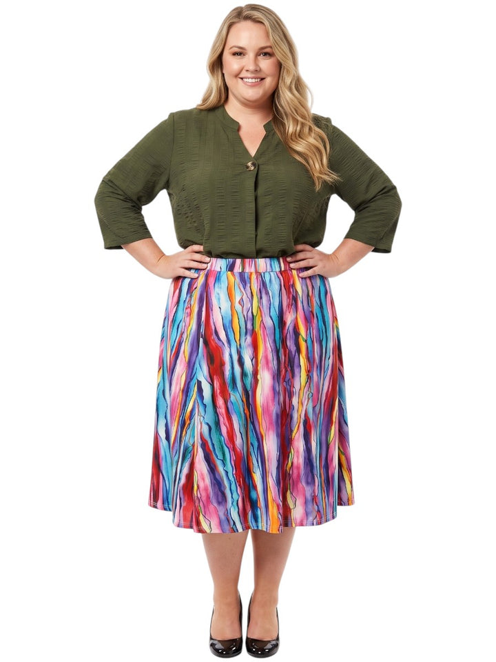 Luna Skirt - Multi Print