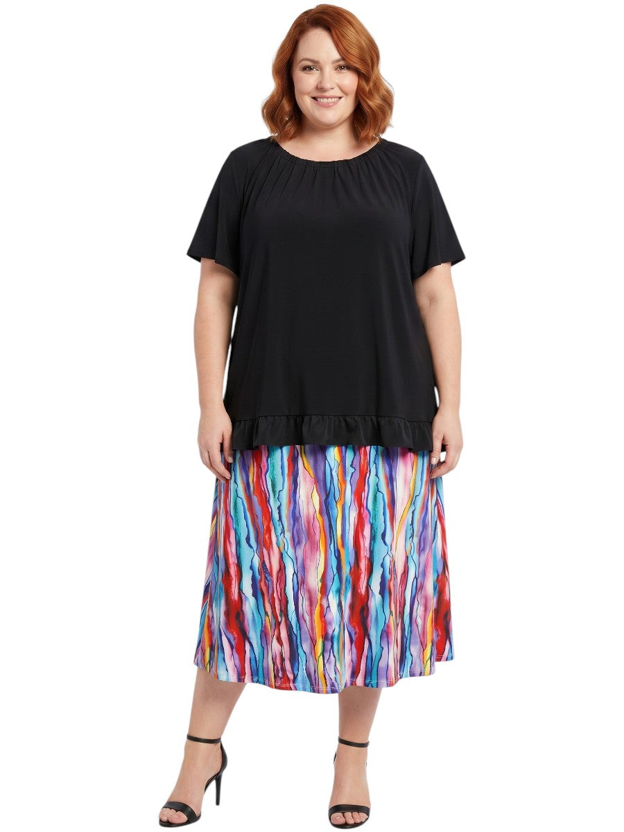 Luna Skirt - Multi Print