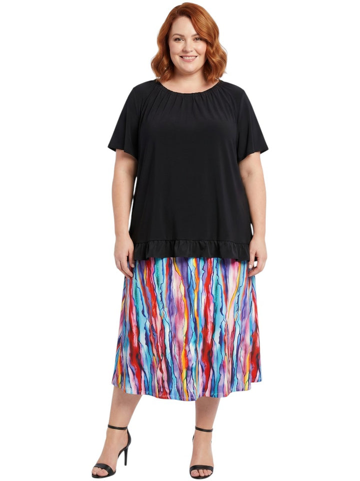 Luna Skirt - Multi Print