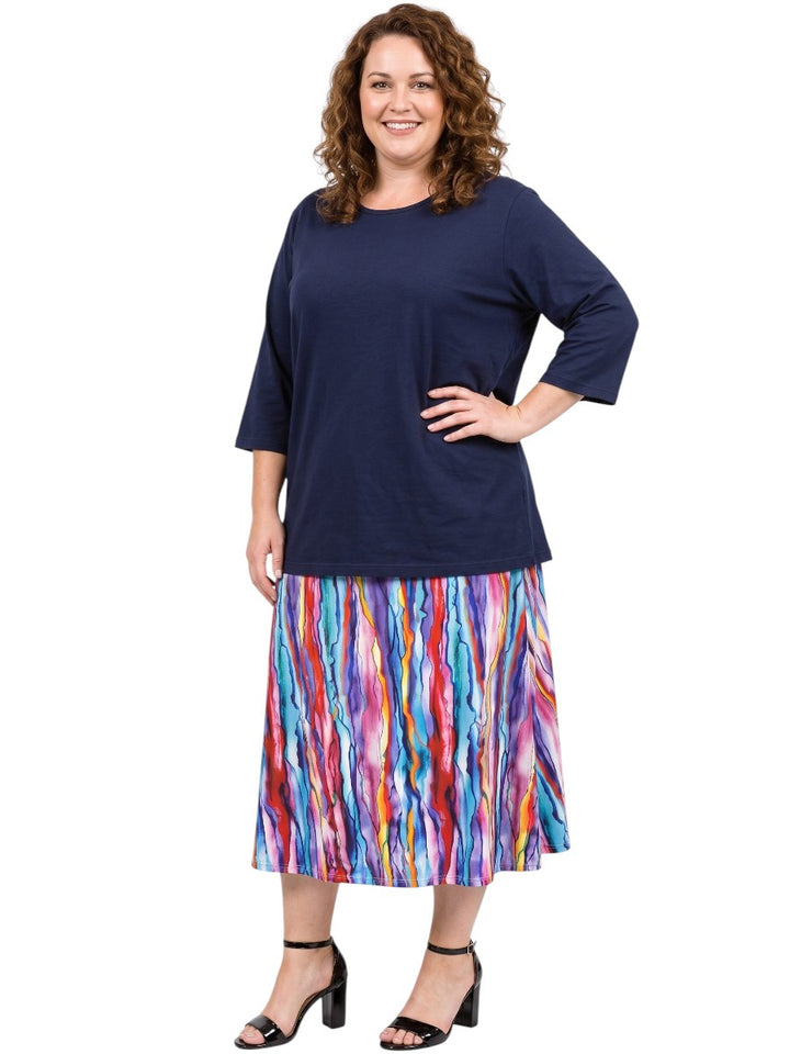 Luna Skirt - Multi Print