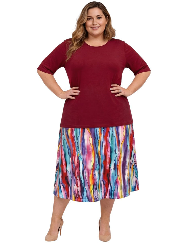 Luna Skirt - Multi Print