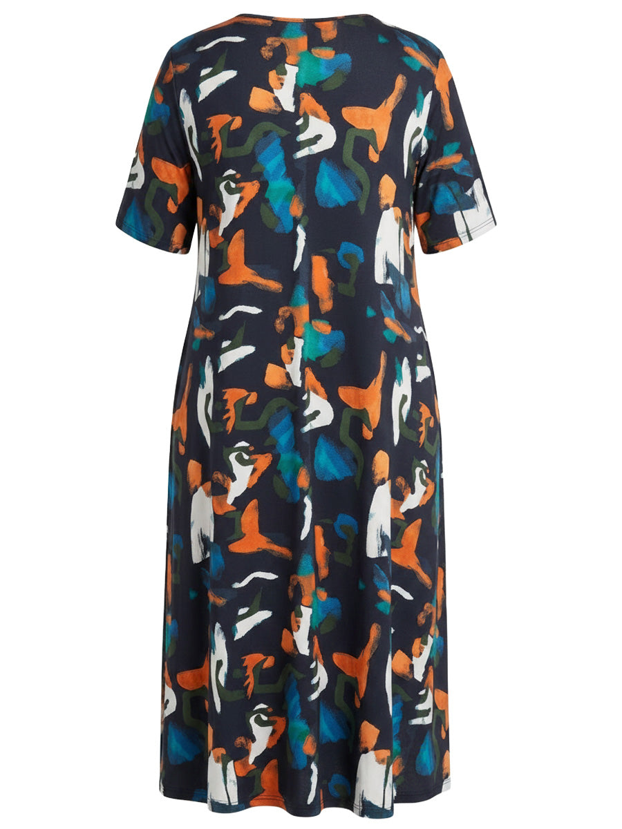 Raya Dress - Black Print