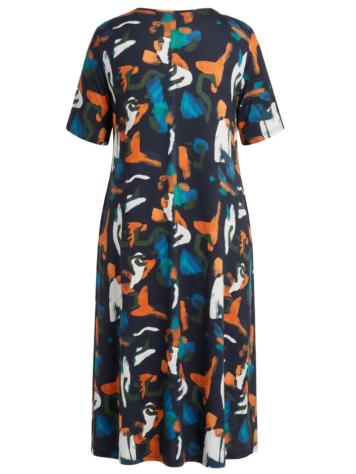 Raya Dress - Black Print