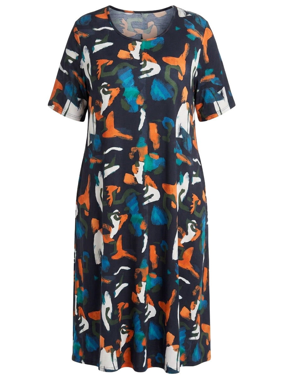 Raya Dress - Black Print