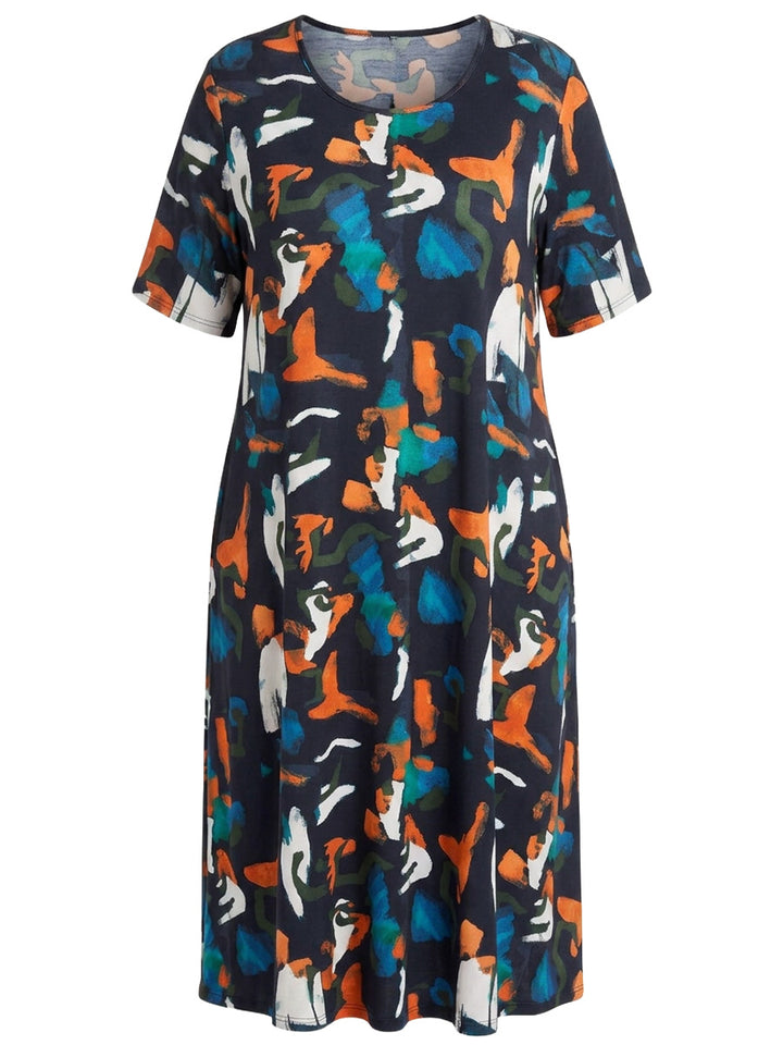 Raya Dress - Black Print