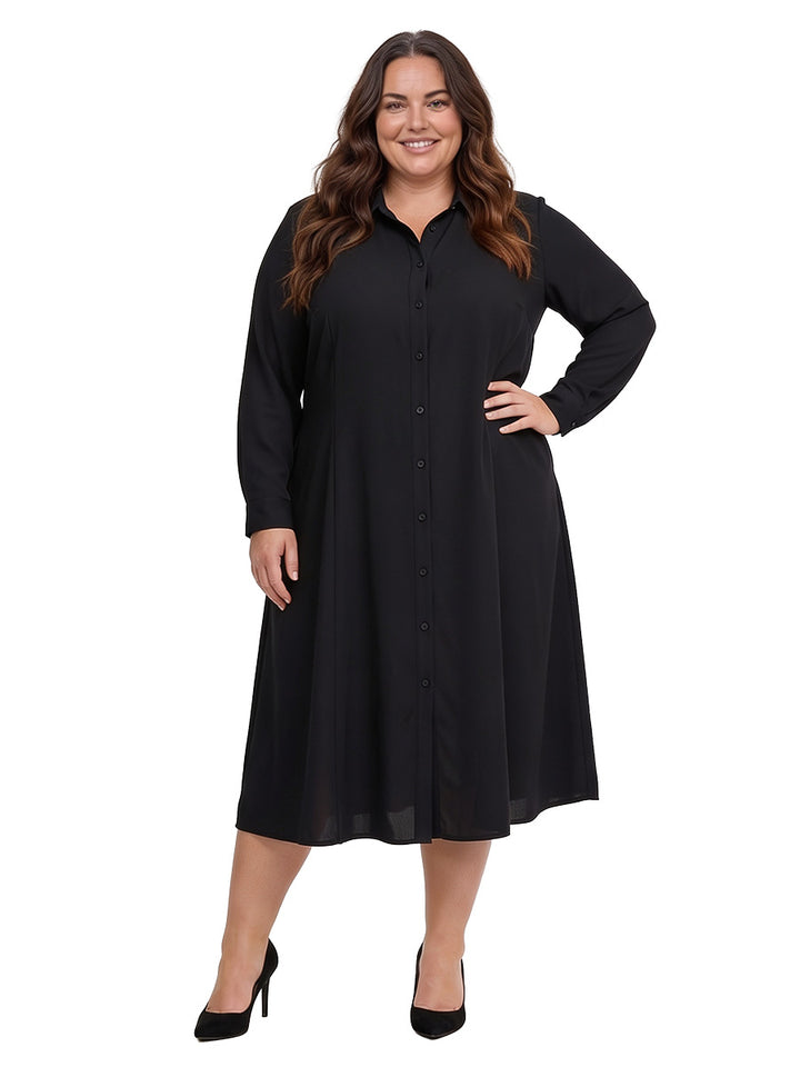 Dryver Shirt Dress - Black
