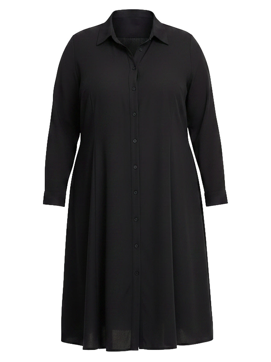 Dryver Shirt Dress - Black