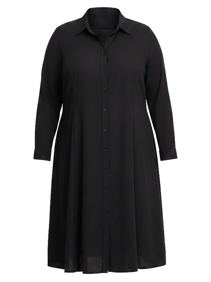 Dryver Shirt Dress - Black