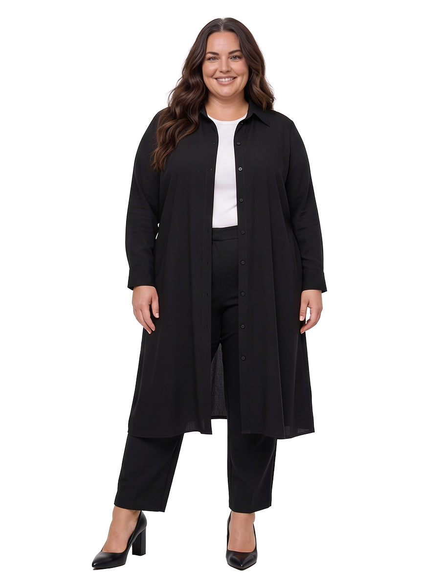 Dryver Shirt Dress - Black