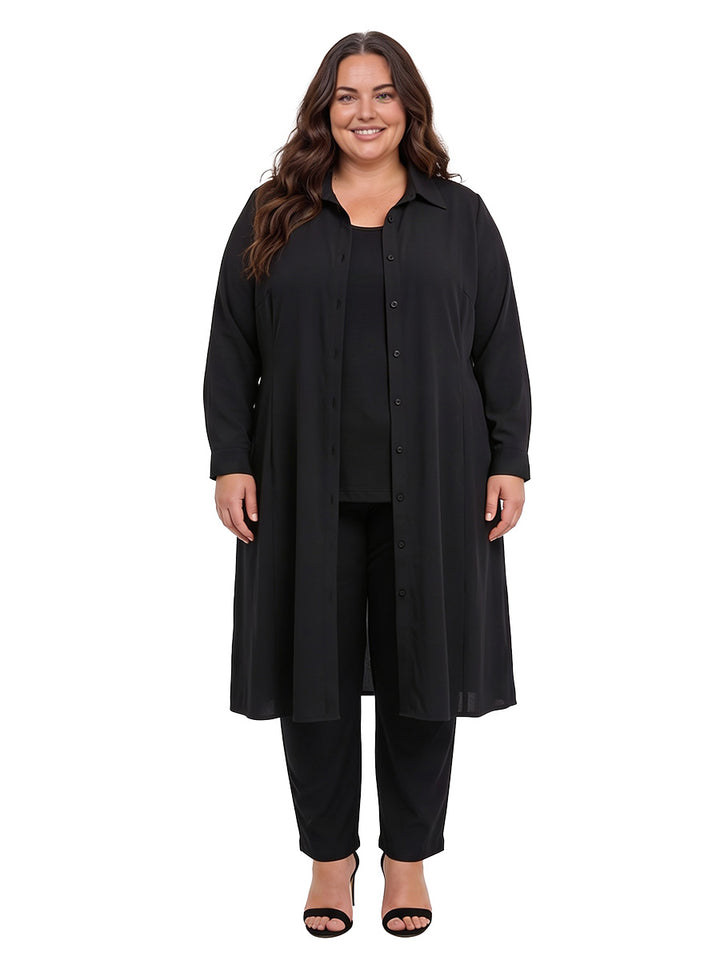 Dryver Shirt Dress - Black