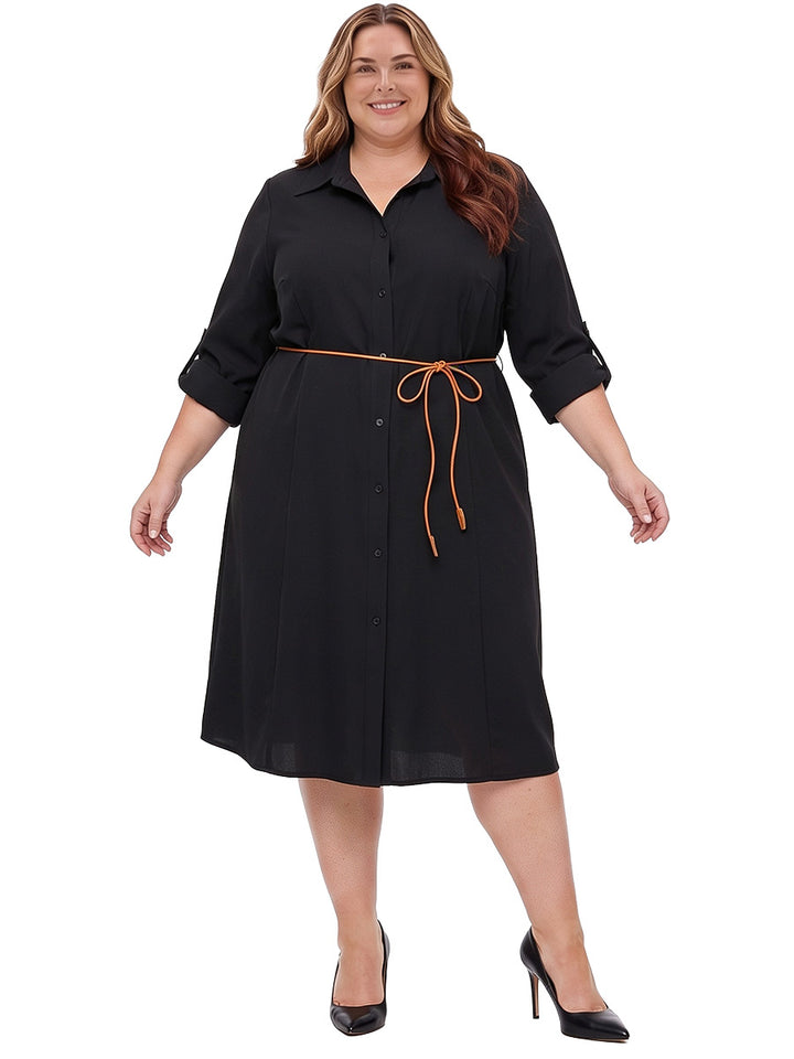 Dryver Shirt Dress - Black